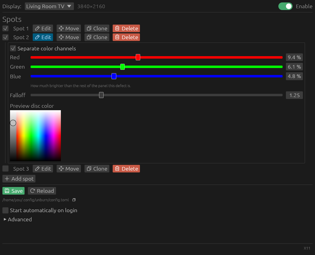 Visual editor